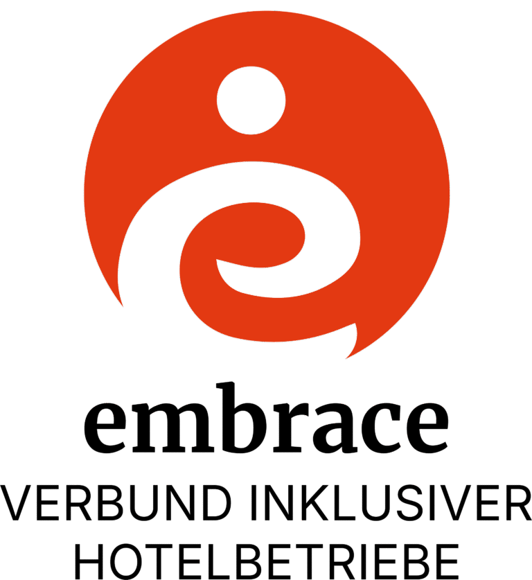 embrace Verbund inklusiver Hotelbetriebe Logo Schriftzug