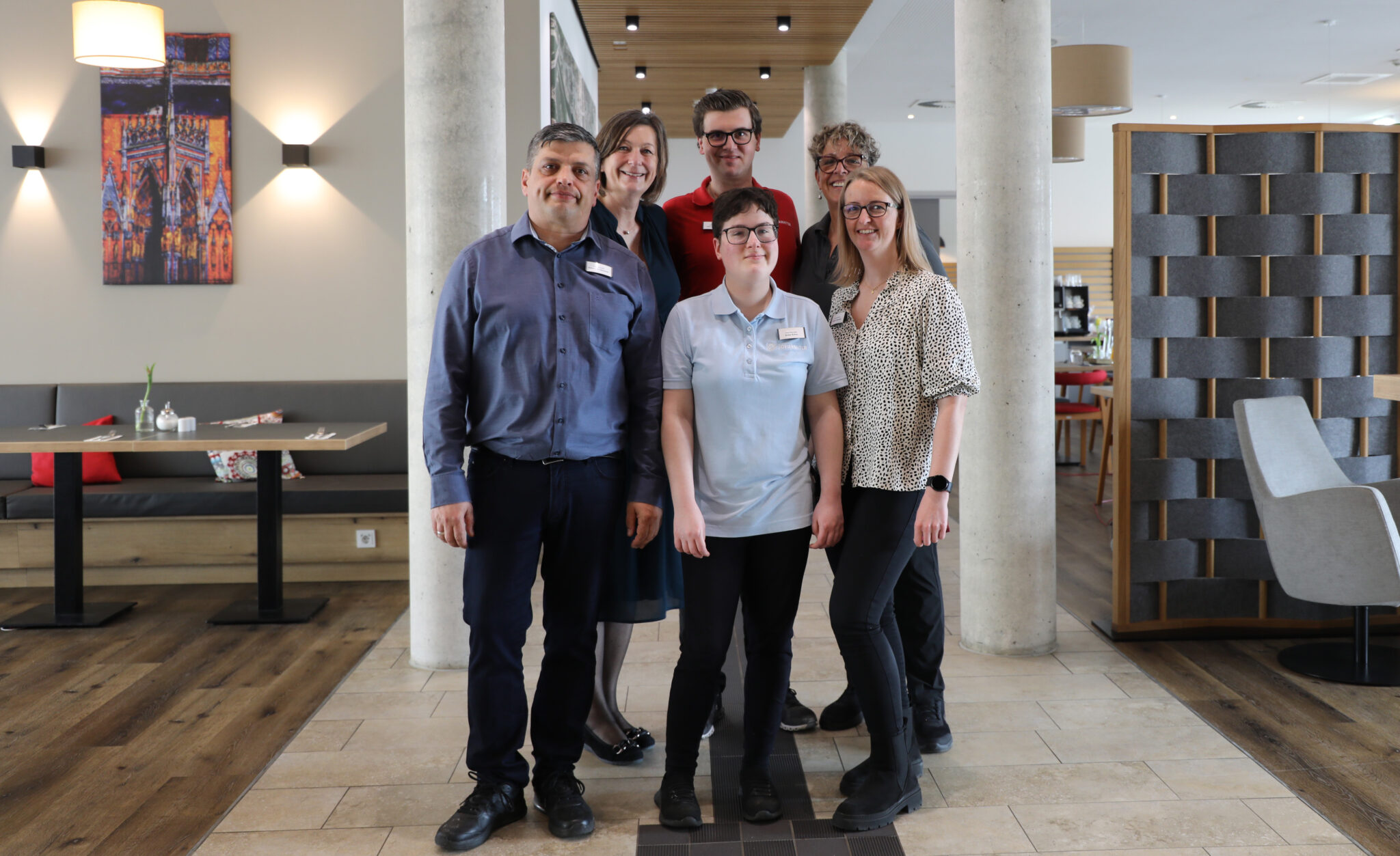 Teamfoto Hotel INCLUDiO Regensburg